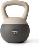 YOTTOY Soft Kettlebell, Set for Strength Training Kettlebells & Home Workouts, Soft-Sided Cushioned Base, Wide-Handle - Ideal for Men, Women, & Beginners (KETT-SOTT-WITH-6)