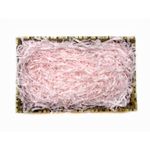 Pink with Silver gemstone shredded crinkle paper grass, reusable recycled eco friendly packaging material for Diwali gift fillers, wedding gift hampers, product packaging (100 GRAMS)