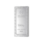 Malabar Gold & Diamonds 999 Purity Silver Bar 100 Grams | Silver Coin cum Bar for Birthday, Anniversary and Diwali Gift