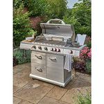 UniFlame 6 Burner & Side Burner Gas BBQ Grill Barbecue