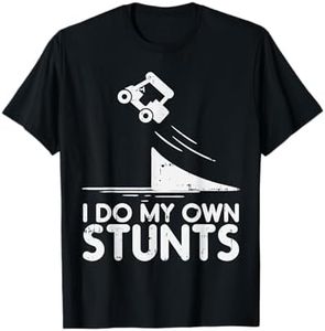 Do My Own Stunts Golf Cart Funny Broken Bone Driver Gift T-Shirt