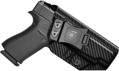 Amberide Glock 48 IWB Holster, Kydex Concealed Carry Holster for Glock 48/48 MOS, Standard & Optic Ready, Posi-Click Retention, Sweat Guard, Adjustable Cant (0–30°)