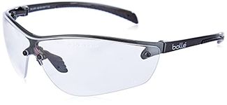 Bolle SILIUM+ Clear Lens Lightweight Safety Glasses, Clear Pack of 1