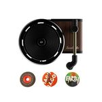 Record Player Designed Car AC Air-Vent Air Freshener |Mild Essential Scent Car Fragrance Diffuser Perfume Aromatherapy Interior Decoration For All Type Cars AC Vents with 6 Aroma Plates