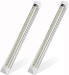 12 Volt LED Lights Bar, Daylight 6000K 13.4 Inch 99 LED 5W 500 Lumens, LED Car Interior Light Strip with Switch for RV Boat Trailer Camper, Pack of 2