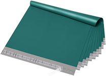 Fuxury Large Poly Mailers 24x24 Inch 100 Pcs, Waterproof Shipping Bags for Clothing, Strong Adhesive Shipping Envelopes for Small Business, Self Seal Mailers Poly Bags Mailing Bags Forest Green