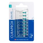 Curaprox CPS 06 Prime Refill Interdental Brushes, 8-Piece Refill Pack interdental Brushes CPS 06 Prime, 0.6 mm to 2.2 mm, Turquoise