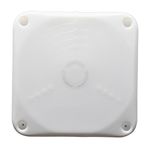 UPVsales Professional PVC Square 5X5" Inch Virgin Plastic 4 Junction Boxes Set for Surveillance CCTV Security Cameras (Pack of 04)