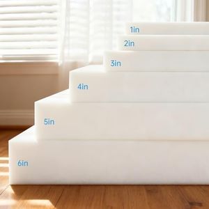 Vicatiful High-Density Foam Pad 6x24x72 Inch, for Sofa Replacement Cushions & DIY Projects, Upholstery Foam Durable and Anti-Collaps