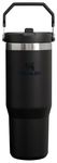 Stanley IceFlow Stainless Steel Tumbler - Vacuum Insulated Water Bottle for Home, and Car Reusable Cup with Straw Leak Resistant Flip Cold for 12 Hours or Iced for 2 Days, Black 2.0, 30 OZ / 0.89 L