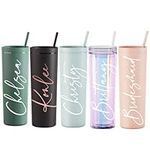 Personalized Tumbler With Lid and S