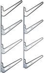 Krypt Towers Ultimate Board Sports Wall Mount Storage Rack, Heavy Duty Steel Board Stand, Rubber Padded Fingers, Store & Display Up to 4 Surfboards, Wakeboards, Snowboards, Skis, E-Foil & More