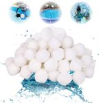 1.5Lb Pool Filter Balls Pool Filter Media for Swimming Pool Sand Filters (Equals 50 lbs Pool Filter Sand)