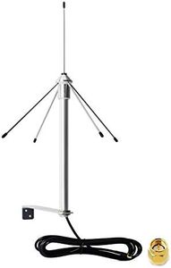 HYS 433Mhz 3dbi Omni Antenna 50 Ohm GSM Aerial W/3M(9.8ft) RG58 Coaxial Cable SMA Male Plug and Mounting Bracket