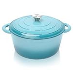 Uniflasy Dutch Oven Pot with Lid, 6
