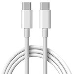 Txtcu USB C to USB C Cable 2M, USB C Charger Cable 60W/3A Fast Charge USB Type C Cable Compatible for iPhone 15, MacBook Pro,iPad Pro/iPad Air,Samsung SS23 S22 Ultra S21 Note 20/10,Google Pixel,Huawei