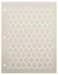 Chicken Wire Stencil by StudioR12 | Country Background Pattern - Reusable Mylar Template | Painting, Chalk, Mixed Media | Use for Crafting, DIY Home Decor - STCL146 (8.5 x 11 inch)