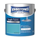 Johnstone's - Bathroom Paint - Island Breeze - Mid Sheen Finish - Stain Blocker Paint - Use in Moist & Damp Areas - Low Odour - Dry in 1-2 Hours - 12m2 Coverage per Litre - 2.5L