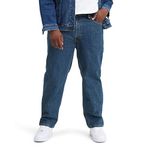 Levi's Men's Big and Tall 550 Relaxed Fit Jean, Dark Stonewash, 40W x 36L