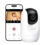 Momcozy Smart WiFi Baby Monitor, APP Control Baby Monitor with Camera & Audio, Danger Zone Alert, Motion & Sound Detection,1080P Night Vision, 2-Way Talk, Photo & Video Recording(Compatible With BM04)
