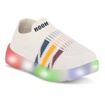 HOOH Kids Sneakers cum Baby boys and Girl shoes (Age group chart in images for greater than 5 Years Choose accordingly) (WHITE, 2.5 Years)