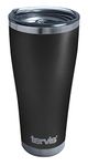 Tervis 1310292 Powder Coated Stainless Steel Insulated Tumbler with Clear and Black Hammer Lid, 30 oz