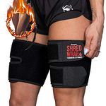 Shred Wraps for Legs - Thermogenic Thigh Trimmers for Weight Loss - Premium Fat Burning Bands with Slimming Technology - Leg Body Wraps Toner and Shaper (Medium)