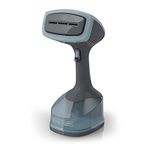 Black & Decker HGS200C Advanced Handheld Fabric Steamer, with 3 Steaming Attachments, & 2 Steaming Functions, Auto Shutoff Clothing Steamer, Blue/Grey