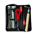 Piano Tuning Kits, UMsky Professional 16 Pieces Piano Tuning Tools Including Tuning Hammer Lever Felt ， Mutes，Wrench Hammer ，Tuning Fork，Handle Kit Tools and Case for Tuner