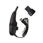Zwfjcmsa Computer Vacuum Cleaner, Keyboard Vacuum Cleaner Mini USB Vacuum Cleaner Sewing Machine Vacuum Cleaner Black