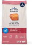 Natural Balance Limited Ingredient Puppy Dry Dog Food with Healthy Grains, Salmon & Brown Rice Recipe, 24 Pound (Pack of 1)