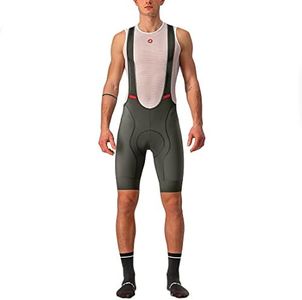 CASTELLI Men's Competizione Bibshort for Road and Gravel Biking l Cycling - Deep Green - Small