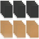 24Pack Mini Notebook Bulk, 3.5x5" Small Journal 36 Lined Pages(18 sheets) Black & Brown Mini Journal Writing Notepads Bulk for Kids Students Gifts School Home Office