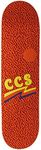 [CCS] Blank and Graphic Skateboard Decks - Maple Wood - Professional Grade (Wavy Times Orange, 8.00")