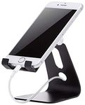 Amazon Basics Adjustable Cell Phone Desk Stand for iPhone and Android, Black