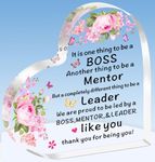 TTOVEN Boss Leaving Gifts for Women Boss Lady Gifts Boss Mentor Leader Manager gifts Leader Gift Plaque