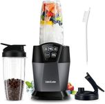 Liebe&Lecker Smoothie Blender, 1200 Peak Watts Blender for Smoothies, Blenders with (2) 28-oz To-Go Cups & Solid Lid, Personal Blenders for Shakes and Smoothies, Ice Crushing & Frozen Fruit