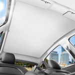 2024 Upgraded Non-Sag Sunshade Roof for Tesla Model Y Glass Roof, Foldable Sunshade with Storage Bag, Heat Insulation UV Sun Blocking Sunroof for 2021-2023 Tesla Model Y