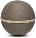 Bloon Paris Ergonomic Sitting Ball Chair - Premium Desk Chair for Home and Office with Active Seating - Durable & Stylish Balance Ball Chair - Taupe - Regular Size