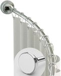 Zenna Home Curved Tension Shower Cu