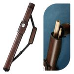 Trymaker Pool Cue Case, 1×1 Hard Pool Stick Case Holds 1 Complete of 2-Piece Cue, Made of Faux Leather Pool Cue Accessories