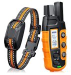 Dog Training Collar with 3300Ft Remote Range, 3 Training Modes Sound/Vibration/Strong Vibration, Security Lock IP67 Waterproof & Rechargeable, Anti Barking Collar for Large Medium Small Dogs