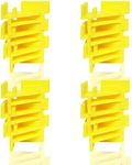 PIAOLGYI 12 Pcs Tray Stackers for Harvest Right Freeze Dryer Accessories Compatible with Harvest Right Trays,Yellow(ONLY Tray Stackers)