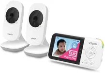VTech VM819-2 Baby Monitor, 2.8” Sc