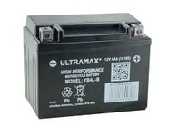 ULTRAMAX Motorcycle Scooter Quad Battery Replace YB4L-B, YT4L-BS, YTX4L-BS