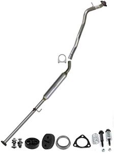 Resonator Exhaust Pipe with bolts and hangers compatible with 1997-2001 CRV