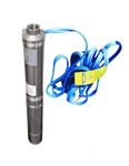 Hallmark Industries MA0414X-7A Deep Well Submersible Pump, 1 hp, 230V, 60 Hz, 33 GPM, 207' Head, Stainless Steel, 4"