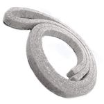 Repairwares Universal Lower Front Drum Dryer Felt Seal WE09X20441 WE09X27634 WE9M30 WE9M15 WE09M0015 AP5949286 3290413 PS9861764 PS12722961 Silver