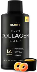 Premium Liquid Collagen for Women Weight Loss & Beauty w. Hyaluronic Acid, Biotin, L-Carnitine, Apple C Vinegar - Ultra Pure Multi Collagen Protein Shots Drink + Hair & Skin Liquid Vitamins - Colageno