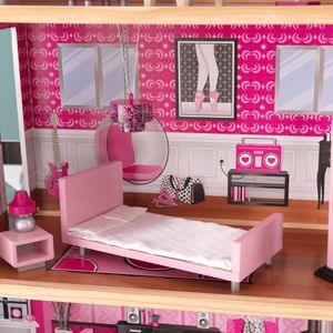 KidKraft Sparkle Mansion Dollhouse – Large Wooden Playhouse for Kids